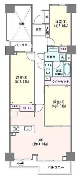 間取りを拡大表示