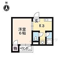 リバーサイド高野 401 ｜ 京都府京都市左京区高野西開町（賃貸マンション1K・4階・24.00㎡） その2