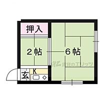 京都府京都市左京区吉田中阿達町（賃貸アパート2K・2階・16.00㎡） その2