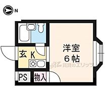 京都府京都市左京区下鴨泉川町（賃貸マンション1K・1階・17.30㎡） その2