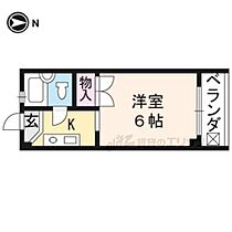 京都府京都市左京区田中西高原町（賃貸マンション1K・5階・17.60㎡） その2