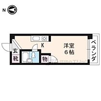 京都府京都市左京区松ケ崎井出ケ海道町（賃貸マンション1K・3階・18.00㎡） その2