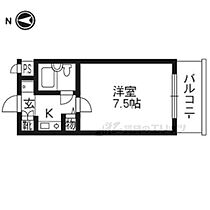 ＤＥＴＯＭ－1衣笠  ｜ 京都府京都市上京区御前通今出川上る２丁目北町（賃貸マンション1K・1階・19.32㎡） その2