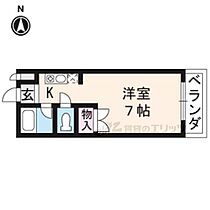 京都府京都市北区衣笠北高橋町（賃貸マンション1R・3階・19.05㎡） その2