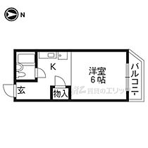 グランハイム下鴨 301 ｜ 京都府京都市左京区下鴨西本町（賃貸アパート1K・3階・20.00㎡） その2