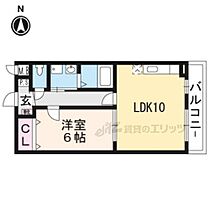 京都府京都市北区衣笠北天神森町（賃貸マンション1LDK・2階・41.21㎡） その2