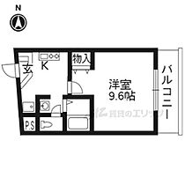 京都府京都市左京区田中古川町（賃貸マンション1K・2階・27.39㎡） その2