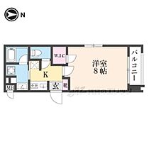 仮)ＳＩＯＮ御蔭通り 512 ｜ 京都府京都市左京区田中里ノ前町（賃貸マンション1K・5階・25.66㎡） その2