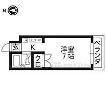 ユングフラウ 205 ｜ 京都府京都市北区大宮東脇台町（賃貸マンション1K・2階・20.55㎡） その1