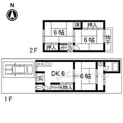 京都市営烏丸線 北大路駅 バス11分 大宮田尻町下車 徒歩2分