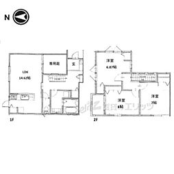 ニポーテ 1階3LDKの間取り