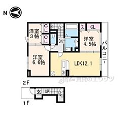レジーナフィオレンツァ 3LDKの間取図画像