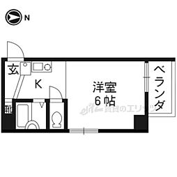 ドミールマツダ 1Kの間取図画像