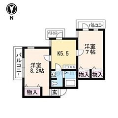 物件の間取り