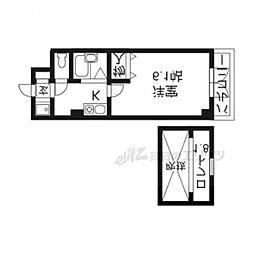 D'sLYRA 1Kの間取図画像