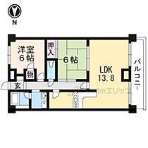 フレンド・ワンIII 103 ｜ 滋賀県大津市錦織2丁目（賃貸マンション2LDK・1階・58.60㎡） その2