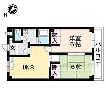 滋賀県大津市滋賀里2丁目（賃貸アパート2LDK・3階・50.40㎡） その2