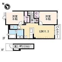 滋賀県東近江市妙法寺町（賃貸アパート2LDK・2階・58.21㎡） その2