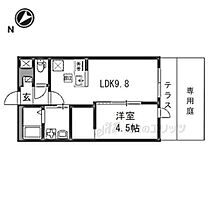 ポンテ・リング　弐番館 107 ｜ 滋賀県守山市古高町（賃貸アパート1LDK・1階・36.00㎡） その2