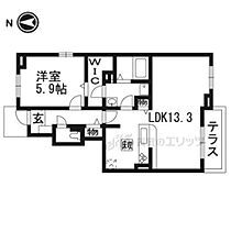 滋賀県大津市仰木の里3丁目（賃貸アパート1LDK・1階・47.75㎡） その2