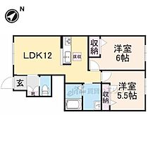 滋賀県彦根市開出今町（賃貸アパート2LDK・1階・52.03㎡） その2