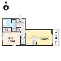 滋賀県大津市勧学2丁目（賃貸アパート1LDK・2階・42.93㎡） その2