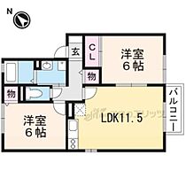 滋賀県甲賀市水口町八光（賃貸アパート2LDK・2階・53.76㎡） その2