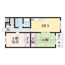 エクシードSS 2LDKの間取図画像