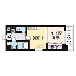 AngelPlaza大津長等 1DKの間取図画像