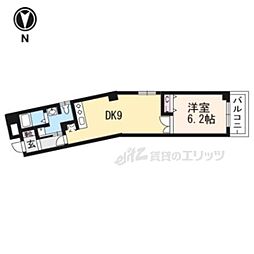 Ambellir 1DKの間取図画像