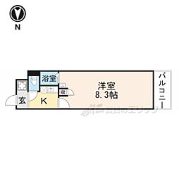 サンクリエート追分 1Kの間取図画像