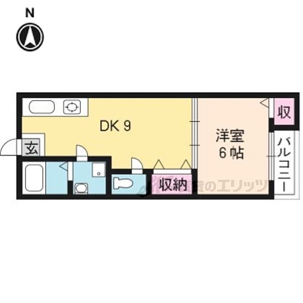 ハイツ　サン・モア 302｜京都府京都市西京区松室中溝町(賃貸マンション1LDK・3階・35.00㎡)の写真 その2