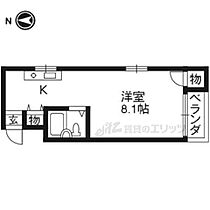 メゾンド・ノース 202 ｜ 京都府京都市右京区嵯峨北堀町（賃貸マンション1R・2階・20.41㎡） その2