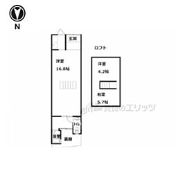 🉐敷金礼金0円！🉐花園天授ケ岡町1-4貸家