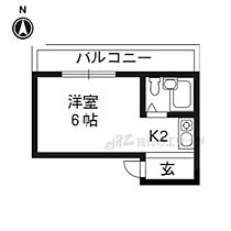 京都府京都市中京区聚楽廻西町（賃貸マンション1R・4階・17.82㎡） その2