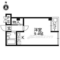 京都府京都市下京区中堂寺櫛笥町（賃貸マンション1K・3階・23.80㎡） その2