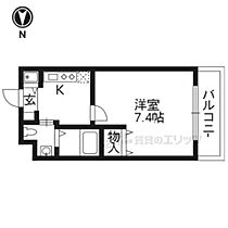 京都府京都市中京区西ノ京銅駝町（賃貸マンション1K・3階・24.84㎡） その2