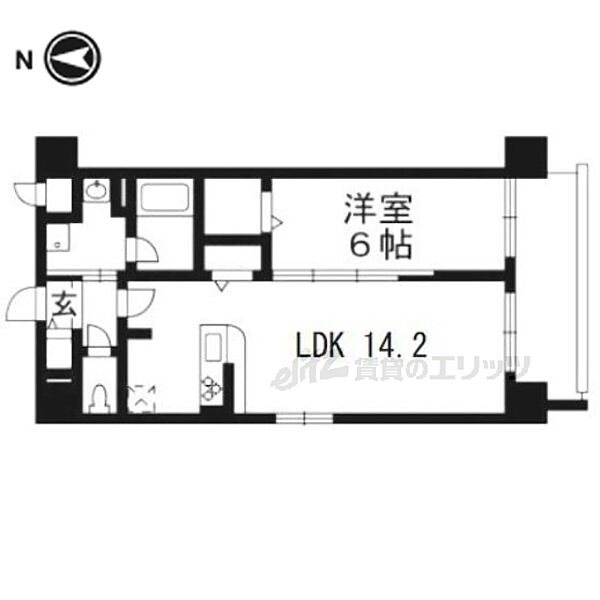 ＣＡＳＡ洛南 301｜京都府京都市南区吉祥院東前田町(賃貸マンション1LDK・3階・47.19㎡)の写真 その2