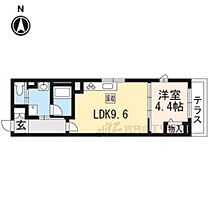 京都府京都市中京区西ノ京池ノ内町（賃貸マンション1LDK・1階・38.28㎡） その2