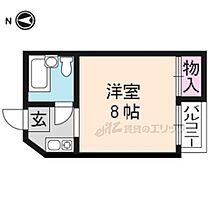 京都府京都市右京区西京極三反田町（賃貸マンション1K・4階・20.00㎡） その2