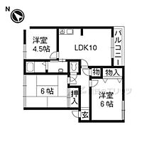 オークヒル 103 ｜ 京都府京都市西京区樫原百々ケ池（賃貸アパート3LDK・1階・57.50㎡） その2