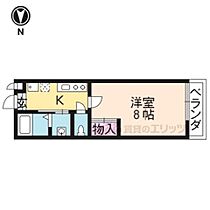 京都府京都市中京区西ノ京南原町（賃貸マンション1K・2階・22.35㎡） その2