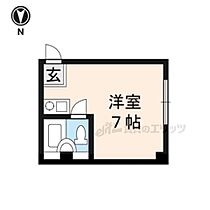 京都府京都市右京区太秦川所町（賃貸マンション1R・2階・17.00㎡） その2