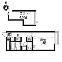 京都府京都市右京区梅津林口町（賃貸アパート1K・2階・19.87㎡） その2