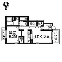 メゾン川勝II 101 ｜ 京都府向日市寺戸町東野辺（賃貸アパート1LDK・1階・46.49㎡） その2