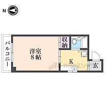 京都府京都市南区西九条針小路町（賃貸マンション1DK・3階・26.20㎡） その1