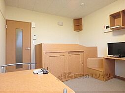 京福電気鉄道嵐山本線 帷子ノ辻駅 徒歩14分の賃貸アパート 2階1Kのリビング/ダイニング