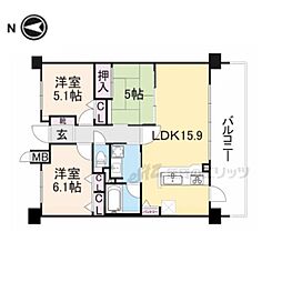 間取図画像 3LDK