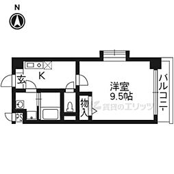 メゾン・グレイス 1Kの間取図画像
