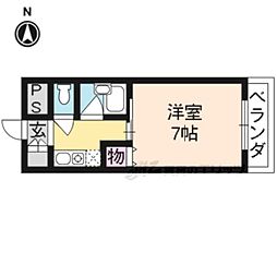 K'SCOURT 1Kの間取図画像